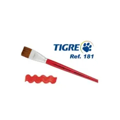 Pincel Punta Biselada N°14 Tigre