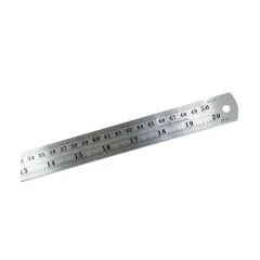 Regla 50 Cms Metalica Hand