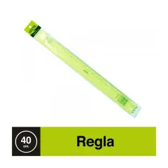 Regla 40 Cms Acrilico Verde Neolite