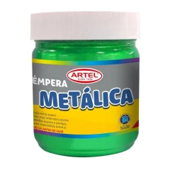 Tempera 100 Cc Metalica Verde Artel