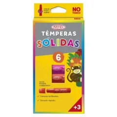 Tempera 6 Col. Solida Artel