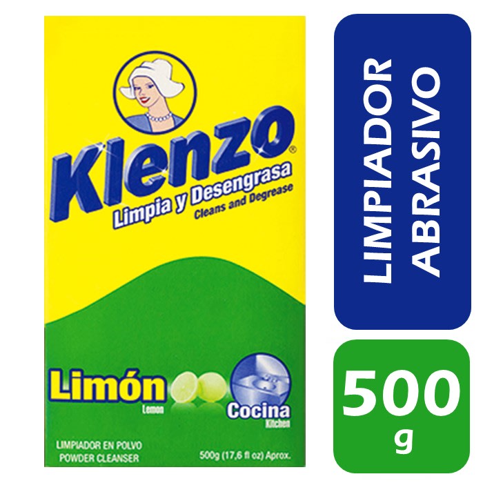 Klenzo Limpiador Abrasivo Polvo Cocina 500 g | Espacio Clean