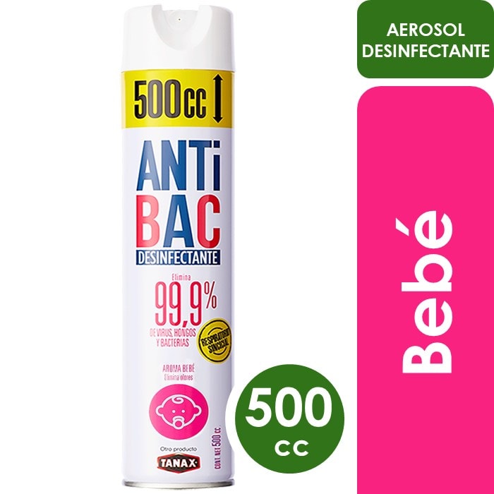 Antibac Desinfectante Para Ambientes y Superficies Bebé 500 ml