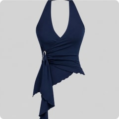 BLUSA AZUL MARINO