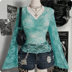 BLUSA BOHEMIA VERDE