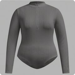BODY CREMALLERA GRIS