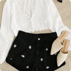 SHORT JEAN FLORES