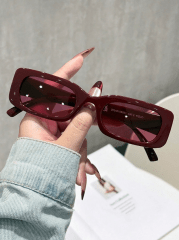 LENTES CUADRADOS BURDEOS