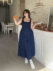VESTIDO JEAN LARGO