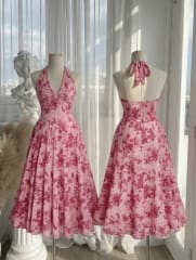 VESTIDO LARGO FLOREADO
