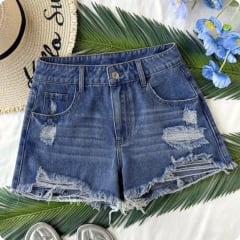 SHORT JEAN RASGADO