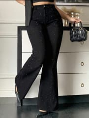 JEAN FLARE BRILLOS NEGRO