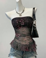 BLUSA MESH C/ DISEÑO