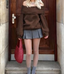 OFF SHOULDER MARRON