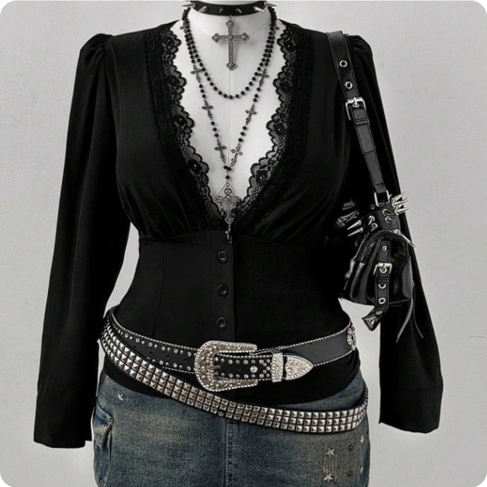 BLUSA CON MANGAS CUELLO V1