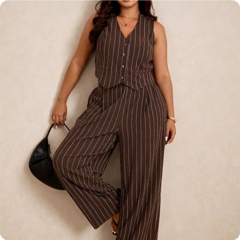 CONJUNTO RAYAS MARRON1