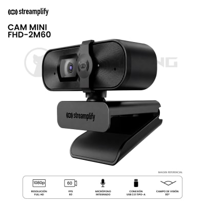 CAMARA WEB STREAMPLIFY CAM MINI-FHD-2M60 USB 1080P FHD 60FPS1