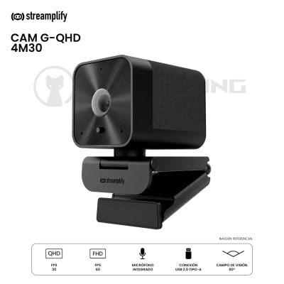 CAMARA WEB STREAMPLIFY CAM G-QHD-4M30 USB 1080P QHD 30FPS1