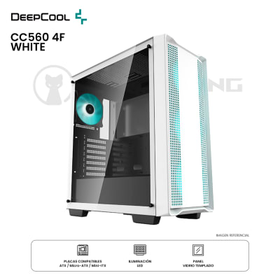 CASE DEEPCOOL CC560 WH V2 4F ATX WHITE1