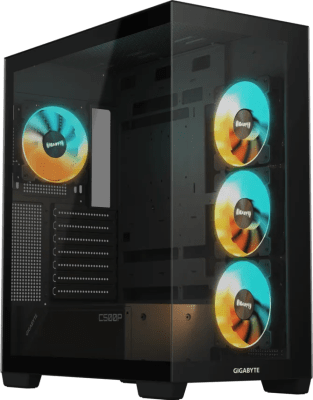 CASE GIGABYTE C500 PANORAMIC STEALTH ARGB 4F ATX BLACK1