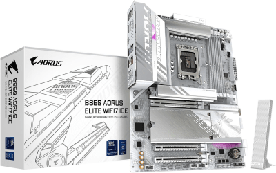 PLACA MADRE GIGABYTE B860 AORUS ELITE WIFI7 ICE ATX LGA1851 DDR51
