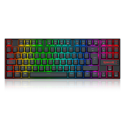 TECLADO MAGNETICO REDRAGON KUMARA HE RGB CABLEADO 80% ESP (SW-MG) BLACK1