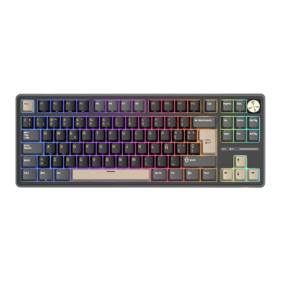TECLADO MECANICO ROYAL KLUDGE RK-R87PRO RGB CABLEADO 80% ESP (SW-CREAMY) PHANTOM1