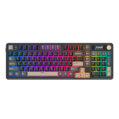 TECLADO MECANICO ROYAL KLUDGE RK-S98 RGB DONGLE BLUETOOTH 96% ESP (SW-CHARTREUSE) PHANTOM1