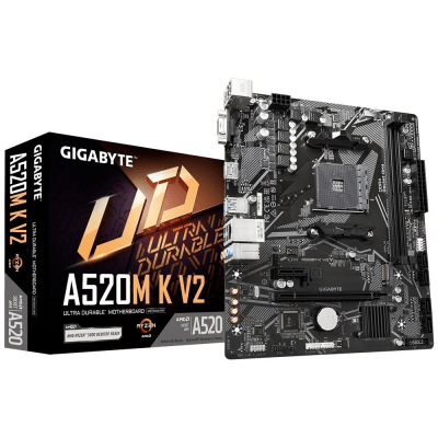 PLACA MADRE GIGABYTE A520M-K V2 MATX AM4 DDR41