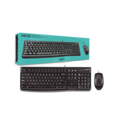 KIT LOGITECH 2 EN 1 MK120 CORDED TECLADO + MOUSE CABLEADO BLACK1