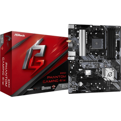 PLACA MADRE ASROCK B550 PHANTOM GAMING 4/AC WIFI ATX AM4 DDR41