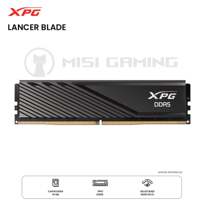 MEMORIA RAM XPG LANCER BLADE 16GB 5600MHZ DDR5 BLACK1