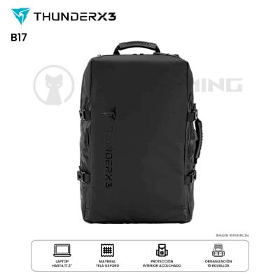 MOCHILA THUNDERX3 B17 17.3