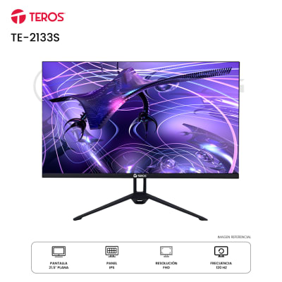 MONITOR TEROS TE-2133S 21.5'' IPS FHD 120HZ 1MS PLANO1