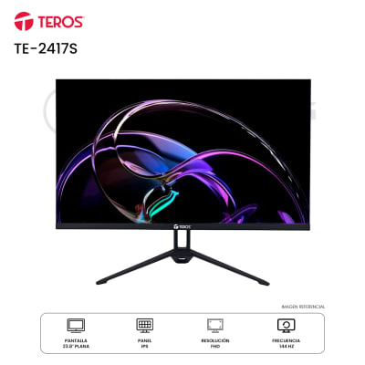 MONITOR TEROS TE-2417S 24'' IPS FHD 144HZ 1MS  PLANO1