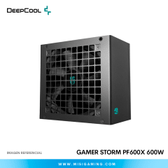 FUENTE DE PODER GAMER STORM PF600X 600W ATX 80 PLUS BRONZE