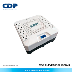 ESTABILIZADOR CDP R-AVR1808I 1800VA/1000W 8 TOMAS