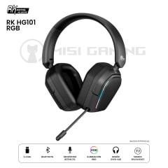 AUDIFONO ROYAL KLUDGE RK HG101 RGB DONGLE BLUETOOTH MATTE BLACK