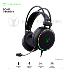 AUDIFONO T-DAGGER SONA T-RGH304 CABLEADO BLACK