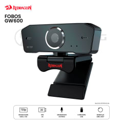 CAMARA WEB REDRAGON FOBOS GW600 USB 720P HD 30FPS