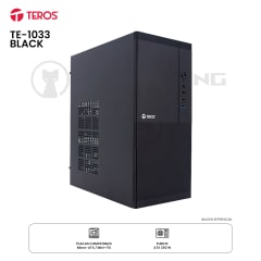 CASE CON FUENTE TEROS TE-1033S 250W MATX BLACK