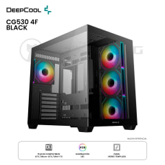 CASE DEEPCOOL CG530 4F LED-ARGB ATX BLACK