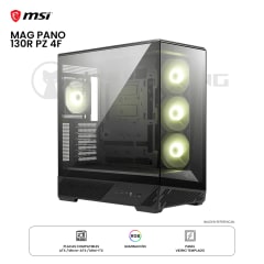 CASE MSI MAG PANO 130R PZ ARGB 4F ATX BLACK