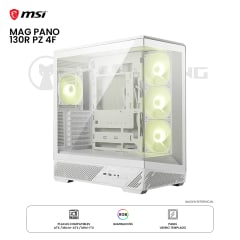 CASE MSI MAG PANO 130R PZ ARGB 4F ATX WHITE