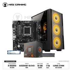 COMBO PC RYZEN 5 8500G + A620M-B EVO + RAM 16GB DDR5 + KINGSTON 1TB NV3 + CASE DATAONE 550W