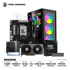 COMBO PC ULTRA 5 225F + ASROCK H810M-H + RAM 16GB + M.2 1TB + ZOTAC 5050 + CASE DATAONE + 600W BRONZ