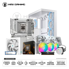 COMBO PC RYZEN 9 9900X + AORUS ELITE X870 + VULCAN 2X16GB 6000MHZ + KINGSTON NV3 1TB + GIGABYTE 5070 12GB + CASE ASUS A31PLUS + GAME STORM 850W GOLD + COOLER MASTER 360MM