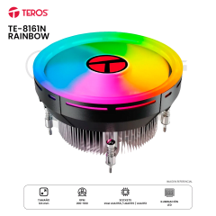 DISIPADOR DE TORRE TEROS TE-8161N RAINBOW LGA1200 AM4