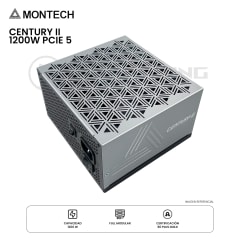 FUENTE DE PODER MONTECH CENTURY II 1200W ATX PCIE5 80 PLUS GOLD MODULAR