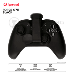 GAMEPAD REDRAGON FORGE G711 DONGLE BLUETOOTH PS3 PS4 SWITCH BLACK